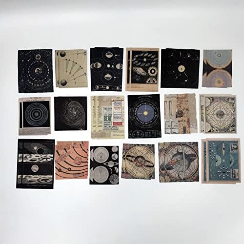 Esweny 200PCS Vintage Scrapbooking Supplies Kit for Journaling, Scrapbook Sticker Paper Pack for Junk Journal Planners Aesthetic Cottagecore Room Decor Wall Art Collage Album