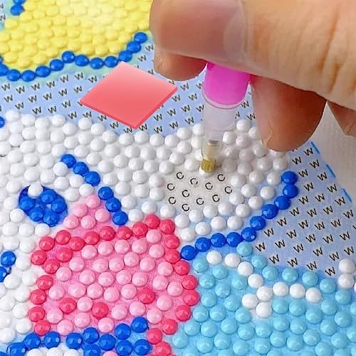 80Pcs Diamond Painting Glue Clay,Colorful DIY Diamond Painting Wax (80PCS)