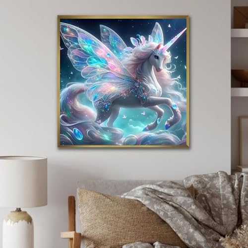 Xylogist Unicorn Diamond Art Kits for Adults 12X12Inch