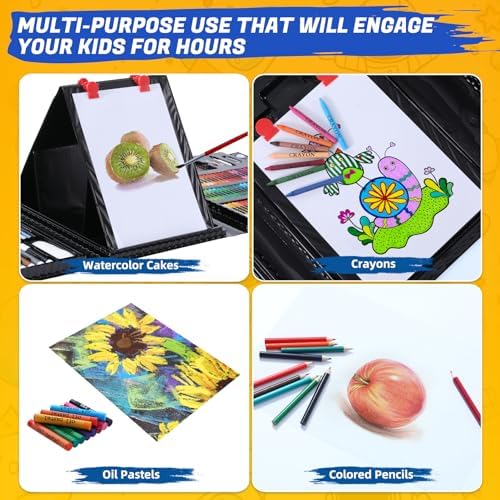 All in One Art Supplies Include Drawing Kit, Origami & Paper-Cutting Crafts