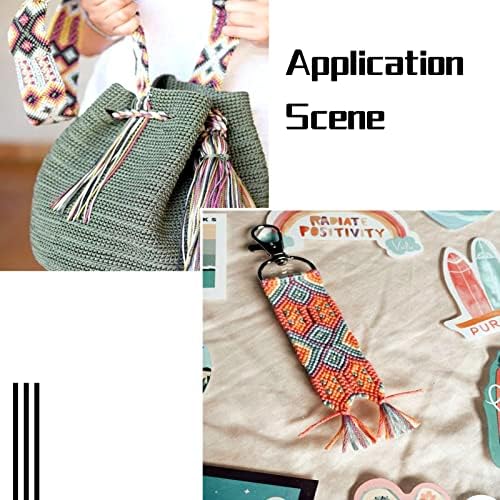 100 Yards 0.8mm Braided Nylon Crafting Thread Chinese Knotting Beading String Macrame Cord Rope for Necklace Bracelet Jewelry Craft Making, Aquamarine