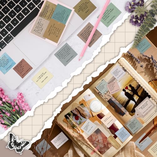 240PCS Vintage Motivational Quote Stickers