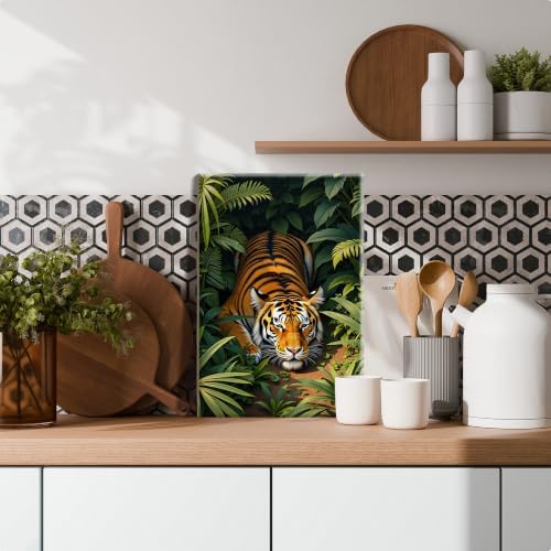 SmartEZ Paint by Numbers Kit for Adults with Frame, Tiger Paint by Number