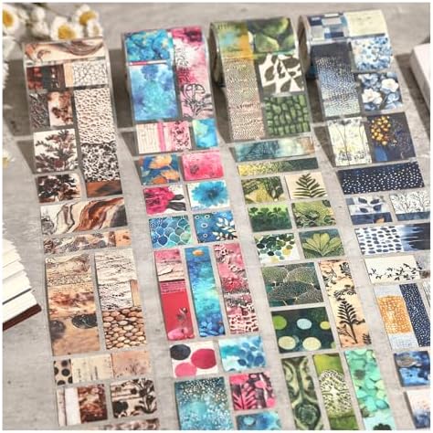 PET Washi Tape Stickers for Journaling Supplies, Srapbook Stickers for DIY