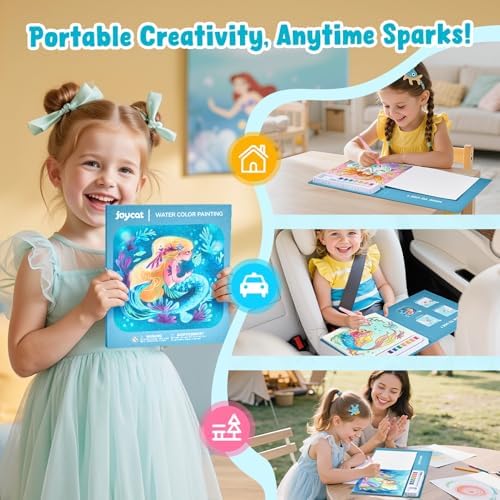 JoyCat Paint with Water Coloring Books for Toddlers (Underwater World)