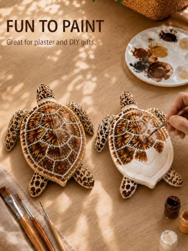 3D Hawksbill Sea Turtle Epoxy Resin Molds for Hand Craft Home Decor; Fun Animal Mold for DIY Plaster Ice Taba Squishy Chocolate Soap Candle Ocean Theme Night Lights; Gift for Men Boys Women