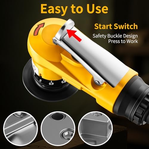 Pneumatic Chamfer Tool, 30000 RPM Air Chamfer Tool with 8C & 6R Blades