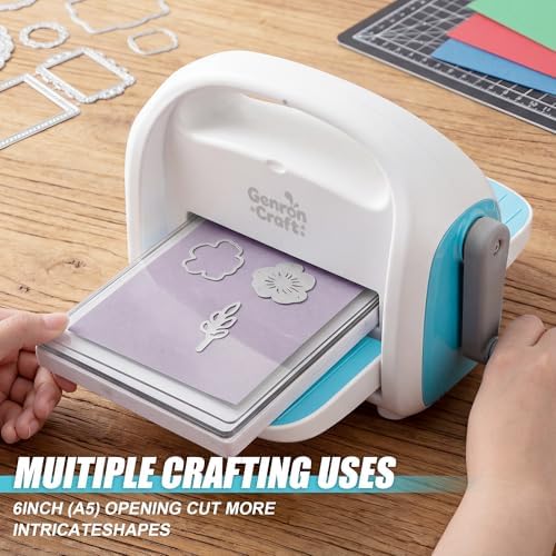 Manual Die Cutting Machine for Card Making, 6in Openning