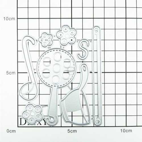 Kitchen Utensils Soup Spoons Metal Cutting Dies for Card Making