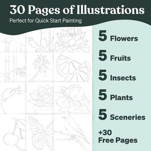 Tobio's Watercolor Workbook for Beginners – Sketch Book, Premium Paper