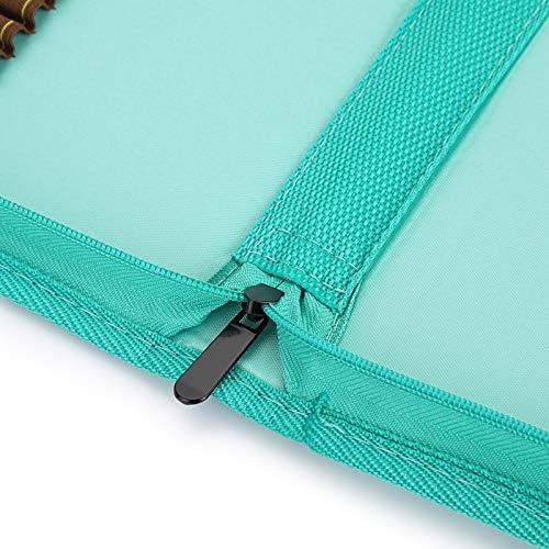 BTSKY Portable Canvas Zippered Colored Pencil Case Large Capacity 72 Slot