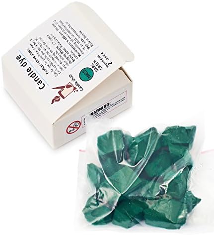 Dark Green Candle Wax Dye 2 oz - Candle Color Dye Blocks
