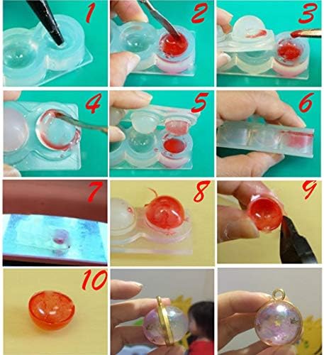 Ellipses Soap 6-Cavity Mold UV Epoxy Resin, F