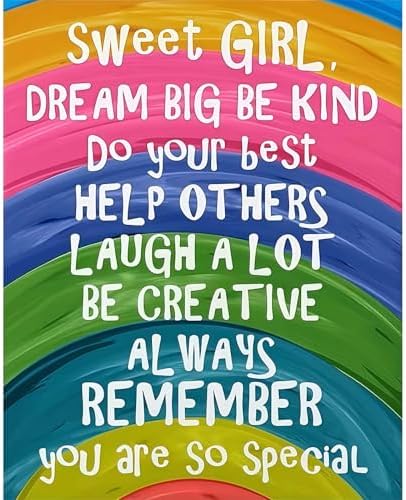 niurenmaoyi Inspirational Paint by Numbers Kit for Adult Beginner,16X20in