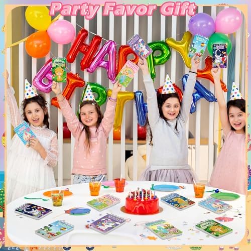 Maitys 8 Set Diamond Art Notebook with Gift Bags Cute Cartoon Notepad DIY Diamond Painting Notebook Set 5d Journal Art Crafts Accessories with Tool for Adults Beginner Birthday Gifts