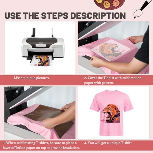 Joyclub 5 Pack Sublimation Shirts Blanks Bulk Polyester Unisex S-2XL | Wholesale crew neck short sleeve for heat transfer and vinyl; mixed sizes simplify team, event and small-batch planning gifts