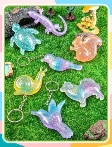 16 Style Marine Terrestrial Amphibious Animals Keychain Epoxy Mold
