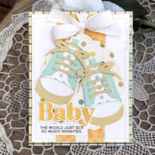 Patchwork Shoes Metal Cutting Dies for Card Making