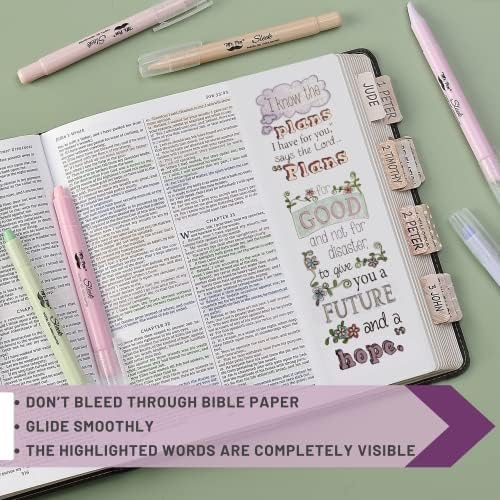 Mr. Pen- No Bleed Gel Highlighters, Morandi Colors, 8 Pack