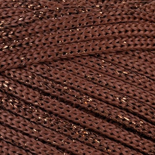 Makromecity Sparkle Polypropylene Macrame Cord 3mm x 131 Yards (394 feet) Premium Polyester Macrame Cord for Macrame Art & Crafts for Wall Hangings, Bags, Underplate, Rug