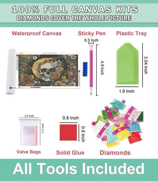 Extra Large Diamond Art Kits for Adults, 5D Diamond Painting Kits 28x16 In