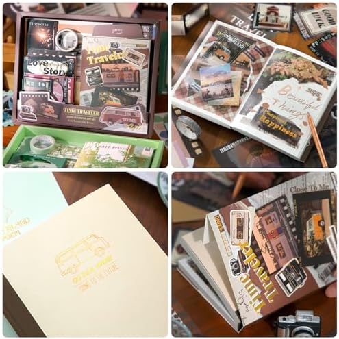 Scrapbook Supplies Kit, Vintage Junk journaling Supplies, Scrapbooking Kit