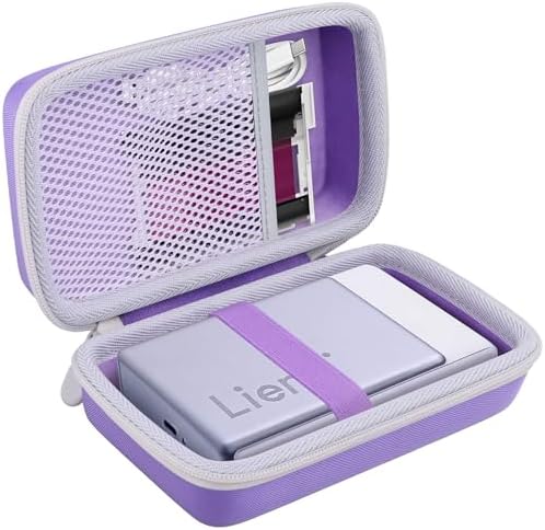 khanka Case for Liene Pearl N200 Pro Portable Photo Printer,Purple