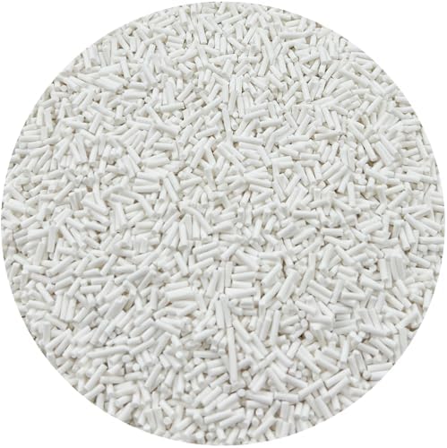 150g Fake Sprinkles Resin Sprinkles Clay Sprinkles Fake Candy Sprinkles Polymer Sprinkles Polymer Clay Slices for Resin Nail Slime Scrapbook DIY Art Crafts Making(246-white)