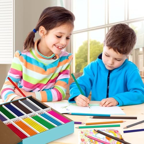 YEGEER 480 Count Colored Pencils Bulk, 12 Assorted Colors, Pre-sharpened Coloring Pencils Set for Kids and Adult, Teachers Essential Classroom Prizes, Back to School Supplies