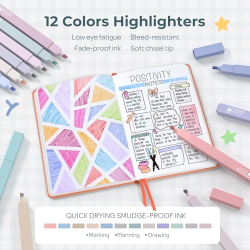 Nicpro School Supplies Stationary Set with Pencil Case, 50 PCS Green