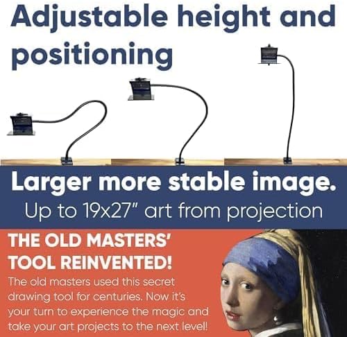 LUCY Flex Drawing Tool - Camera Lucida Drawing Accessory for Painting - Drawing Projector for Artists - Artistic Aid - Drawing Tool for Artist
