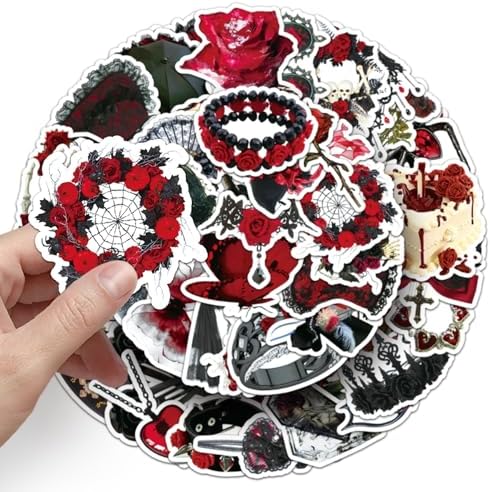 50Pcs Gothic Dark Aesthetic Stickers Set