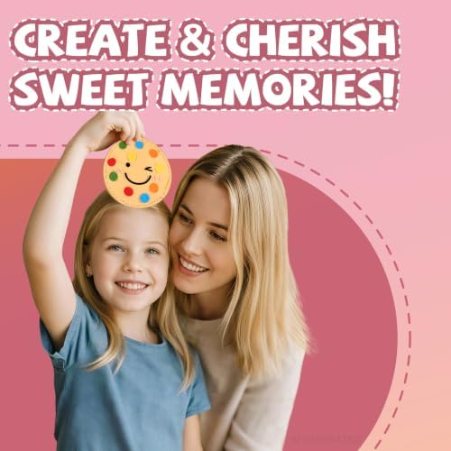 Cymbana Kids Sewing Kit, DIY Food Felt Plush Donuts, Ice Cream Kids Crafts