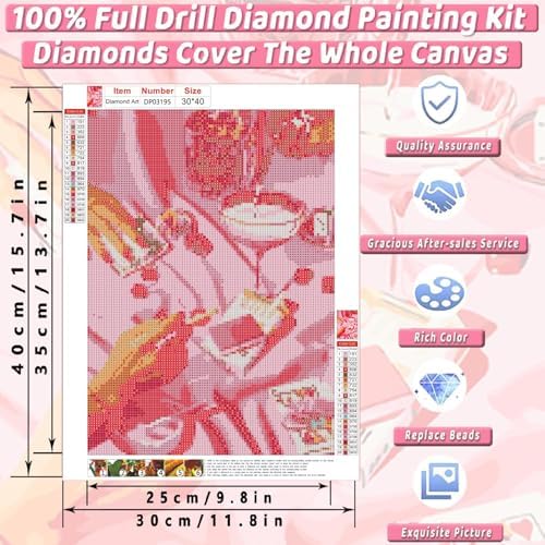 Square Diamond Art Kits for Adults Cute Diamond Painting Kit for Beginner