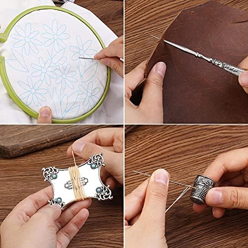 SHWAKK Embroidery Scissors Kit, Vintage Stainless Steel Scissors Silver