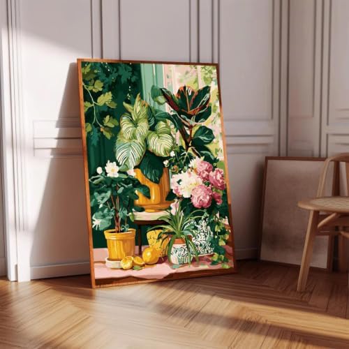 WUDWL Potted Plants Diamond Painting Kits for Beginner Adults