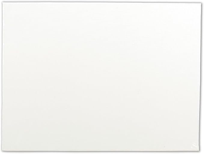 Winsor & Newton Artist's Canvas Board, 9" x 12",White | For Use with Oil, Acrylic & Alkyd Color, Medium Grain Cotton Surface, Ideal for All Techniques, Stretched By Hand