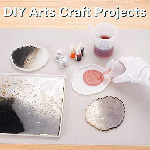 Gartful Extra Large Silicone Mat for Crafts, 25.2 x 17.7 inches Epoxy Resin Jewelry Casting Molds Premium Silicone Placemat Nonskid Nonstick Countertop Protector, Beige