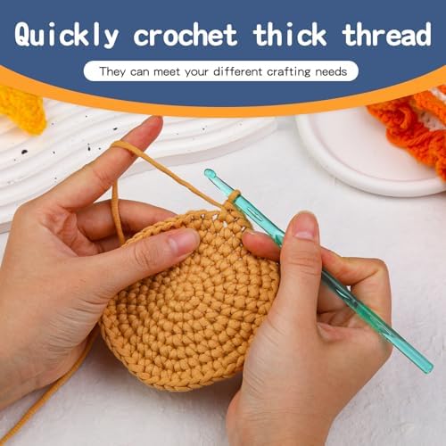 QMNNMA 5.5 mm Crochet Hook, Ergonomic Crochet Hooks, Crochet Needles