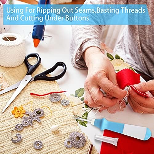 Lhedon Seam Ripper 3 PCS Ergonomic Grip Sewing Thread Remover Tool