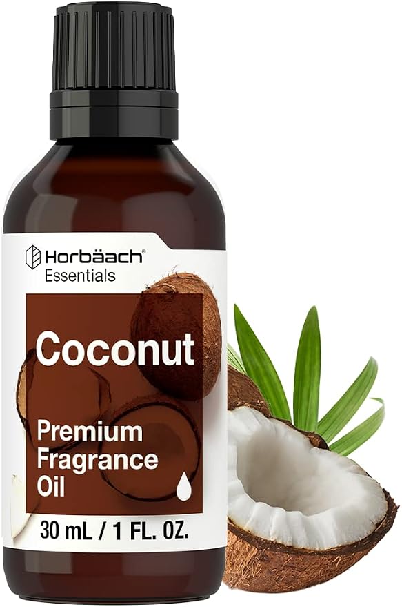Horbaach Coconut Fragrance Oil for Diffuser Aromatherapy | 1 fl oz (30ml)