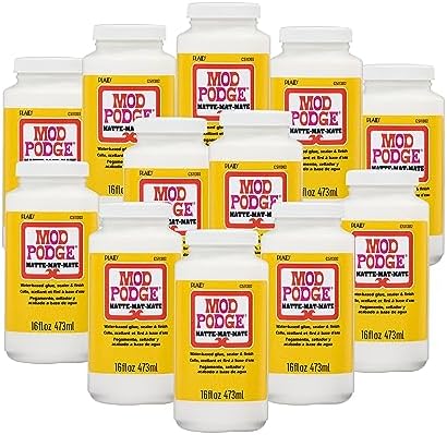 Mod Podge Waterbase Sealer, 16 oz (Pack of 3) Matte Finish, WMCS11302A- (Pack of 3)