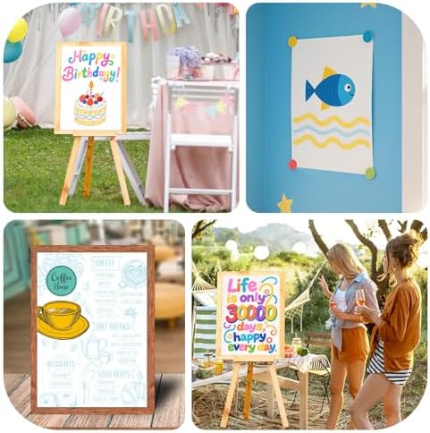 10 Pcs White Poster Board Paper 11.7 x 16.5, ROOKEA White Vision Boards Bulk Smart Posterboard Blank Graphic Display Card Paper for Drawing Artwork School Arts Crafts Classroom Projects Scrapbooking