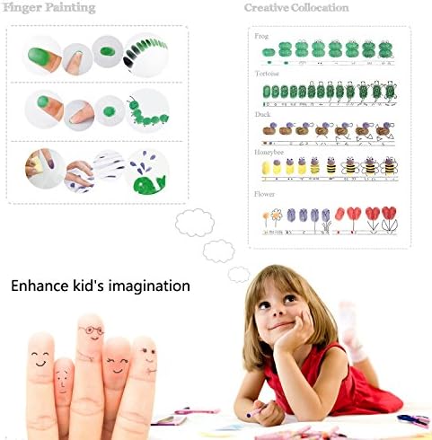 Lsushine Craft Ink Pads, 20 Colors Rainbow Finger Ink Pads for DIY Stamping