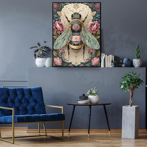 Zythron Bee Diamond Art Kits for Adults,Diamond Painting Kits for Beginner