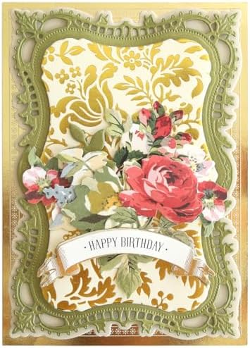 Anna Griffin Gilded Floral Hot Foil Plates Set of 2