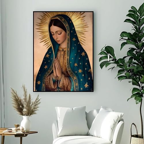 WNPOKN Virgin Mary Diamond Art Kits for Adults 12 x 16 inch
