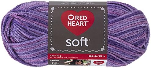 Red Heart Soft Yarn, Plummy