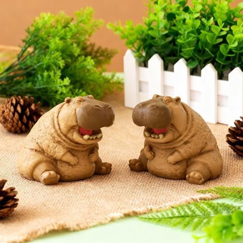 Hippo Silicone Mold Figurine Mould