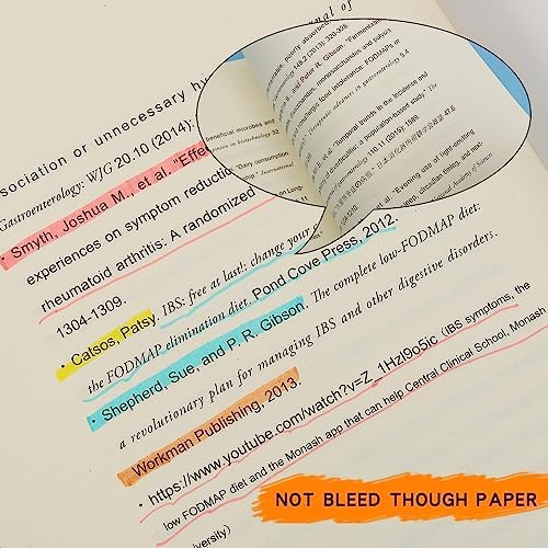 Pastel Highlighters - 10 Pcs Assorted Colors Dual Tip Real Mild Highlighter Markers, Chisel & Fine Tips for Bible Journaling, Note Taking, School Supplies, No Bleed
